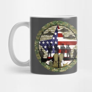 Patriotic armed forces Mug